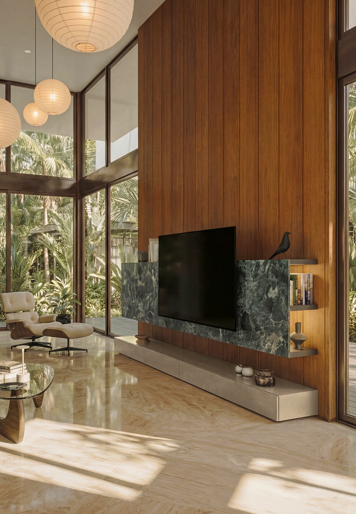 36e8 Cinema — casa tropicale (giorno)